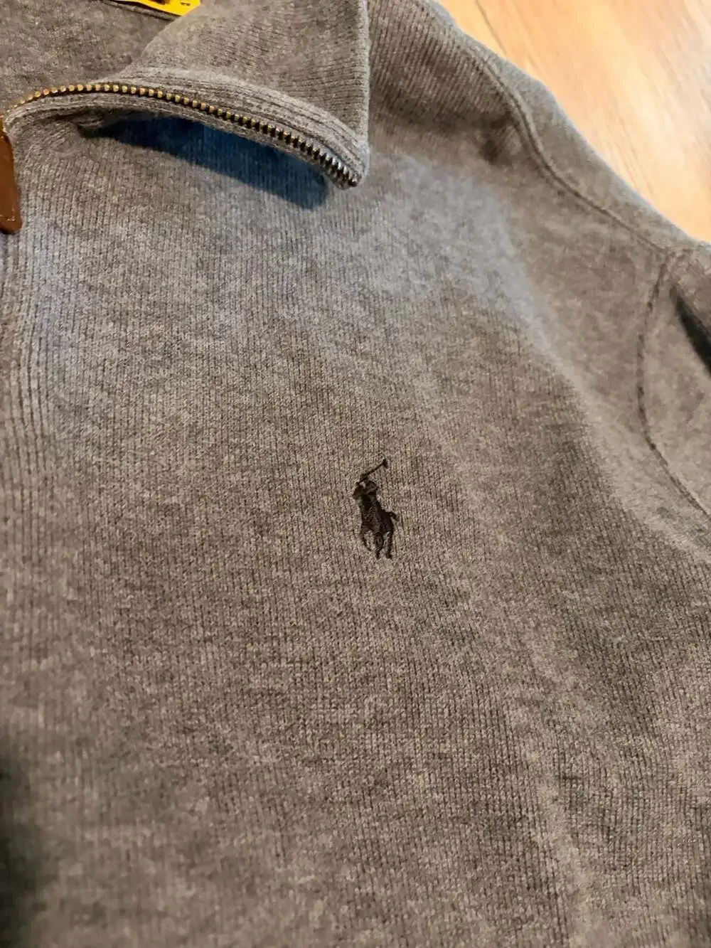 Polo Ralph Lauren Men's Quarter-Zip Pullover Sweaters (set of 2, Brown and Grey)